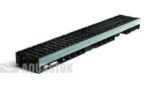 Лоток водоотводный Аквасток пластиковый ЛВП PROFI DN100 H72 E600 комплект