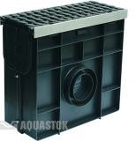 Пескоуловитель Аквасток пластиковый ПП PROFI DN100 Е600 комплект