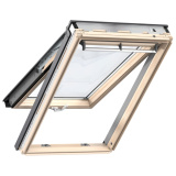 Мансардное окно VELUX PREMIUM Панорамное GPL CK06 3068 55х118см ручка сверху и снизу / двухкамерное