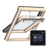 Мансардное окно VELUX PREMIUM GGL INTEGRA ® с электроуправлением CK04 306821 55х98см ручка сверху / двухкамерное