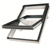 Мансардное окно FAKRO PROFI PTP U3 78х160см / Белое пластиковое ПВХ