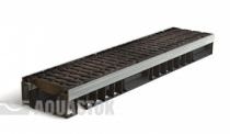 Лоток водоотводный Аквасток пластиковый ЛВП PROFI DN150 H97 E600 комплект