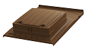 UNIROOF кровельный люк коричневый