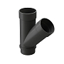 Тройник 45˚ Графит